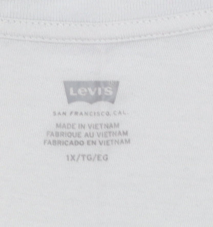 Womens UK Size 2XL Levi's White Basic T-Shirt