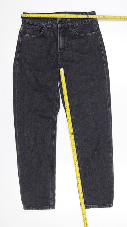 Womens UK Size 6 Salsa Slim Fit Straight Black Jeans