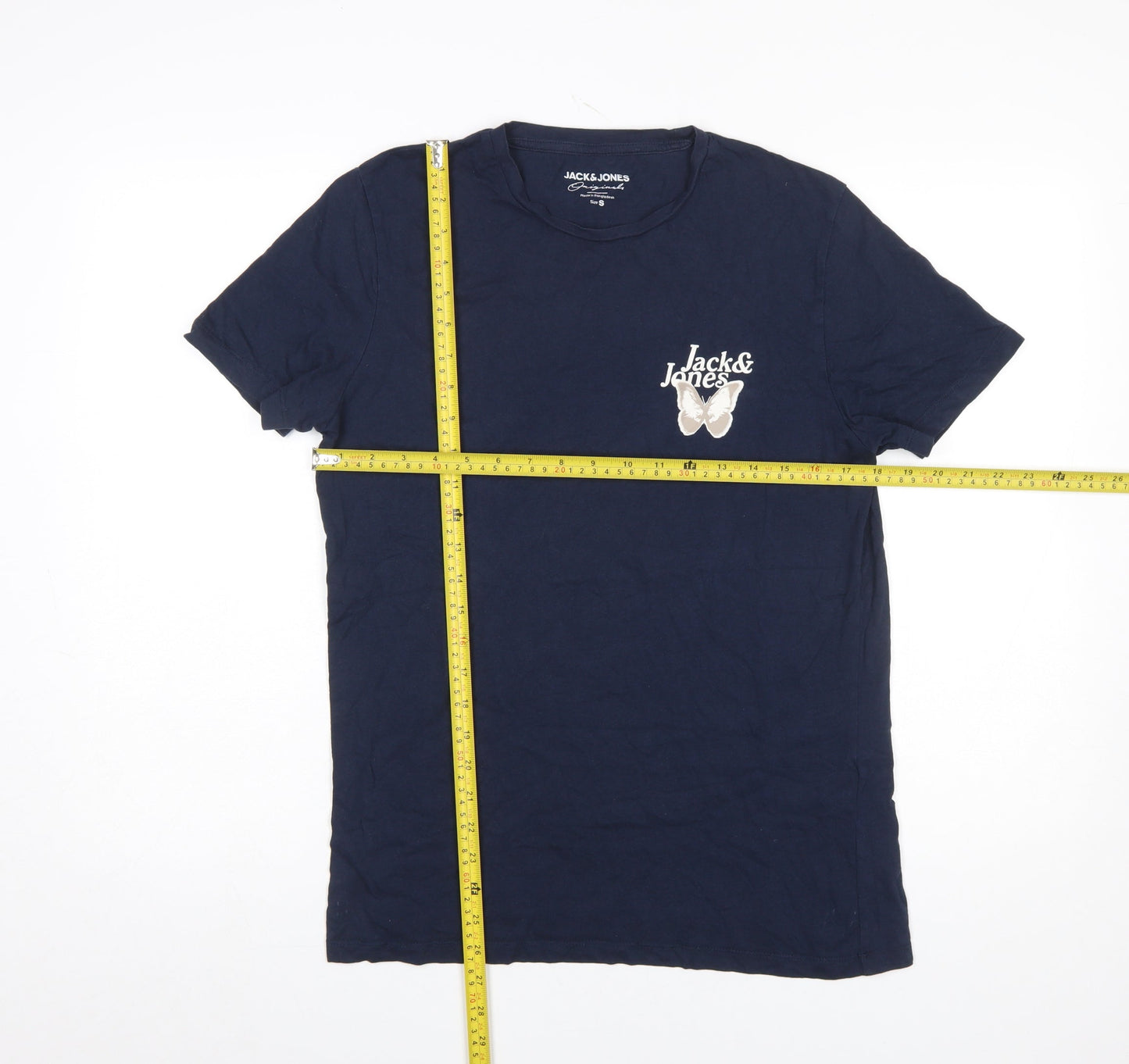 Mens UK Size S JACK & JONES Blue  T-Shirt