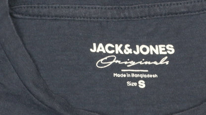 Mens UK Size S JACK & JONES Blue  T-Shirt