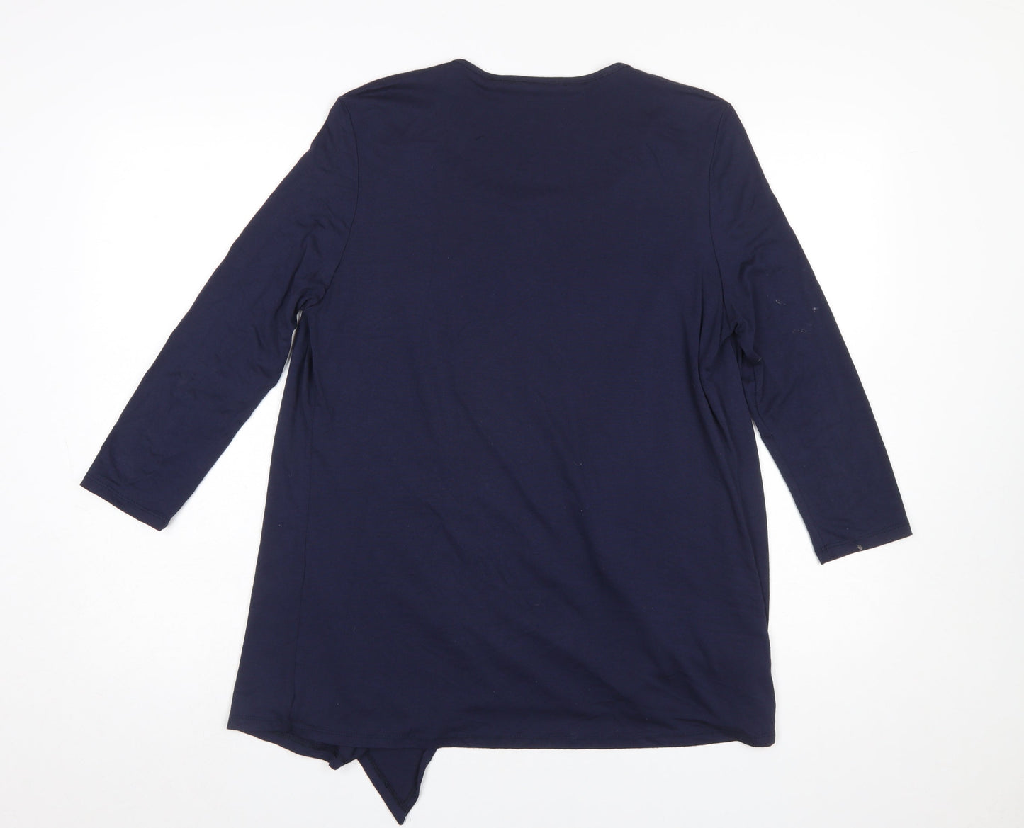 Womens UK Size S Punt Roma Blue Tunic Blouse