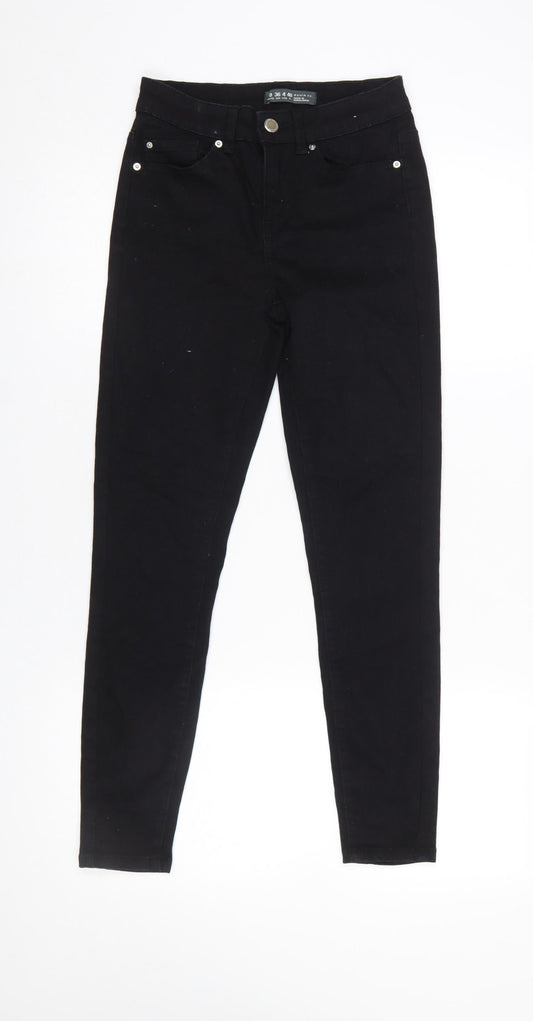 Womens UK Size 8 Denim Co. Slim Fit Skinny Black Jeans