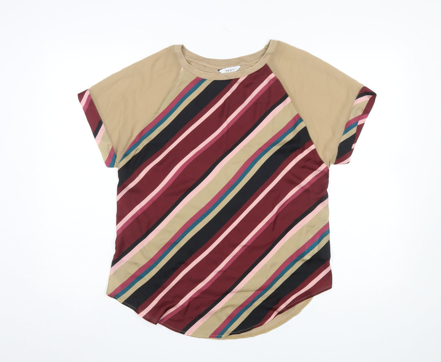 Womens UK Size 12 NEXT Multicoloured Jersey T-Shirt