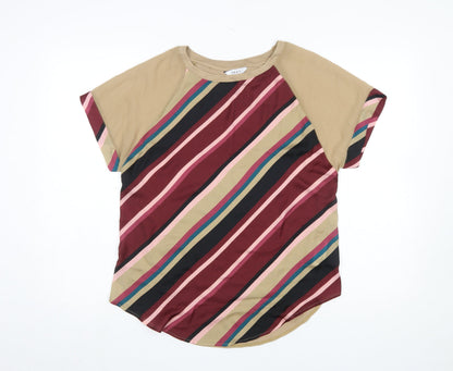 Womens UK Size 12 NEXT Multicoloured Jersey T-Shirt