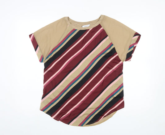 Womens UK Size 12 NEXT Multicoloured Jersey T-Shirt