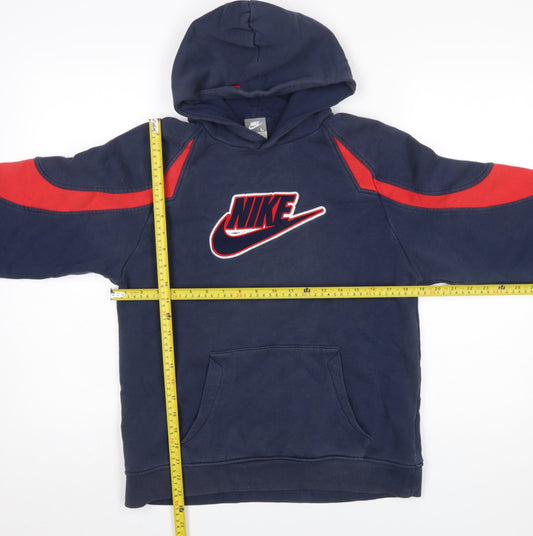 Boys UK Size 12-13 Years Nike Blue Pullover Hoodie