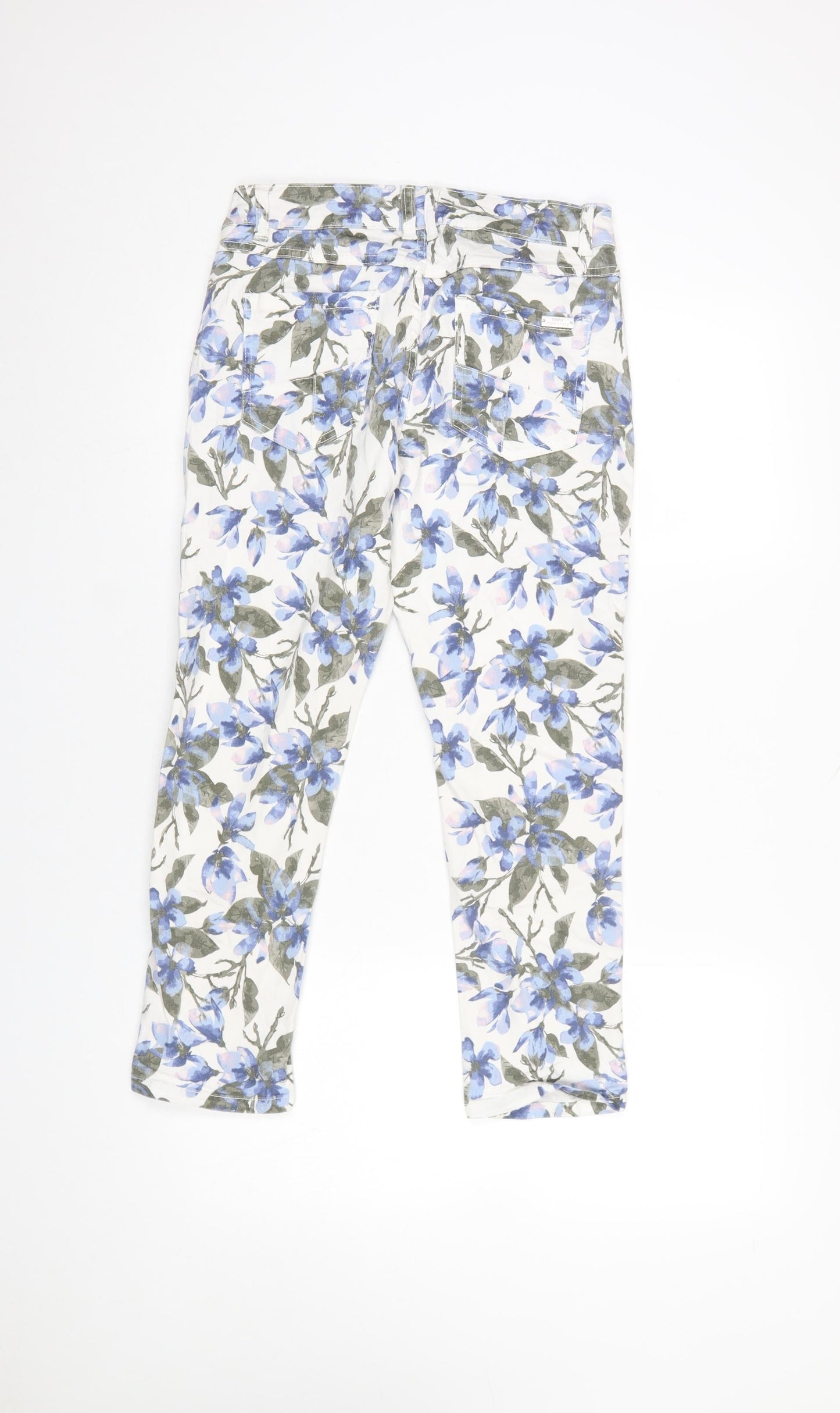 Womens UK Size 12 ever.me Slim Fit Casual Travel Multicoloured Trousers