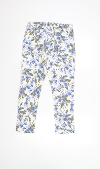 Womens UK Size 12 ever.me Slim Fit Casual Travel Multicoloured Trousers