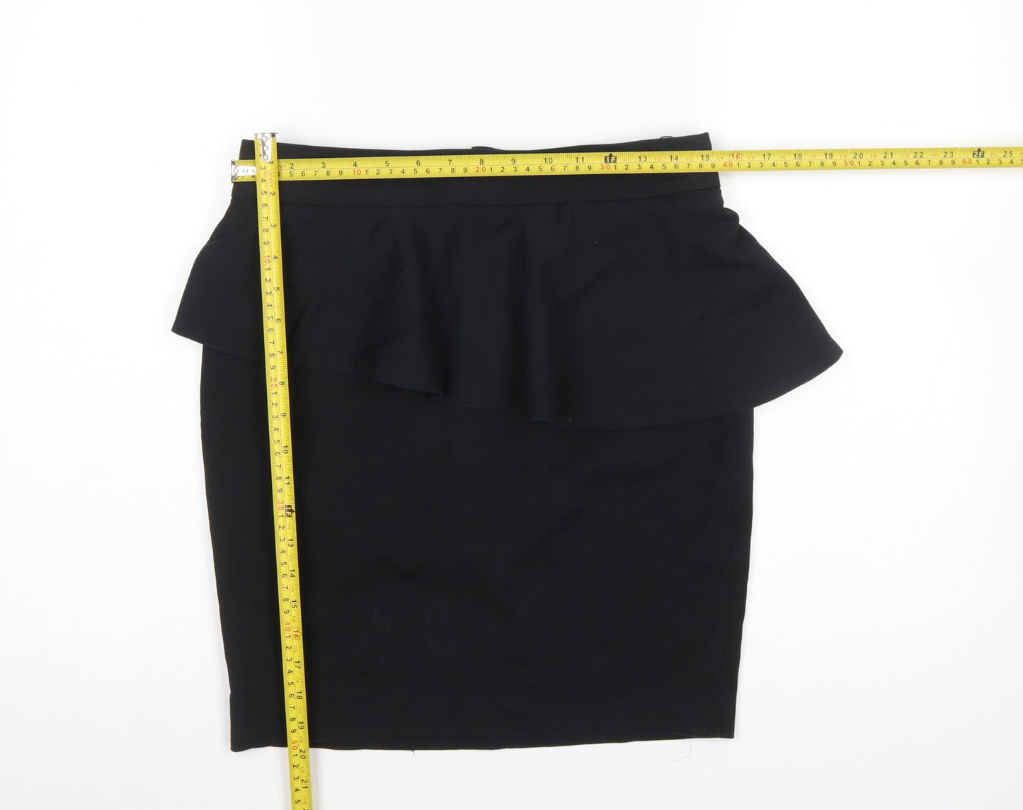 Womens UK Size L Zara Straight & Pencil Jersey Skirt