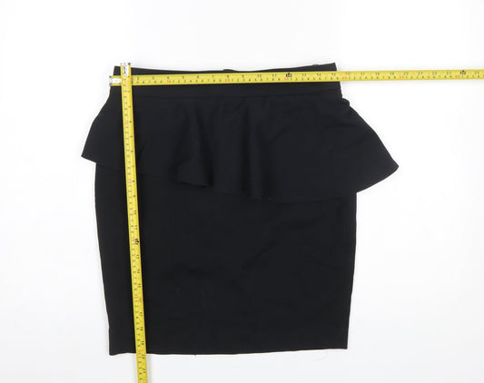 Womens UK Size L Zara Straight & Pencil Jersey Skirt