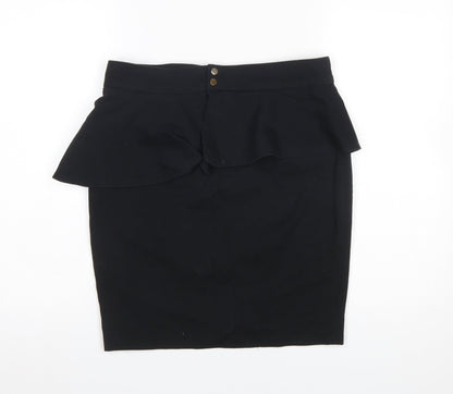 Womens UK Size L Zara Straight & Pencil Jersey Skirt