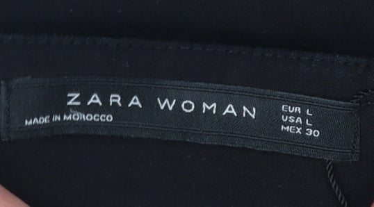 Womens UK Size L Zara Straight & Pencil Jersey Skirt