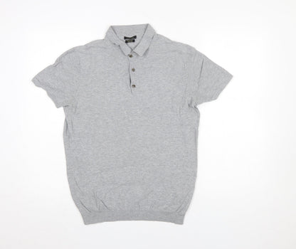 Mens UK Size M Massimo Dutti 100% Cotton Polo Shirt