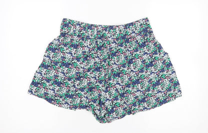 Womens UK Size 12 Marks and Spencer Regular Fit Paperbag Shorts