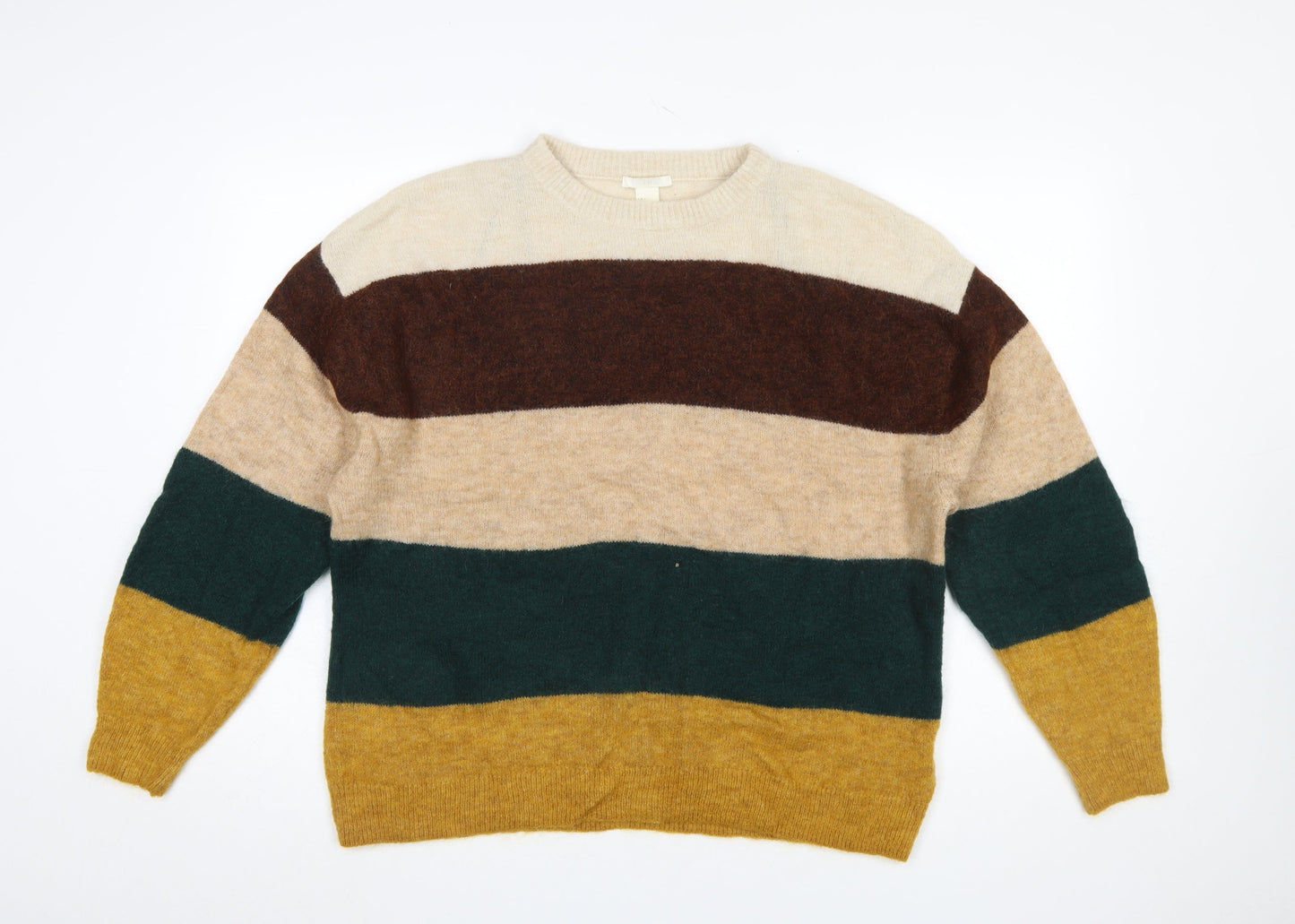 Womens UK Size 8 H&M Multicoloured Pullover Jumper