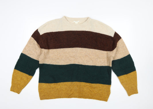 Womens UK Size 8 H&M Multicoloured Pullover Jumper