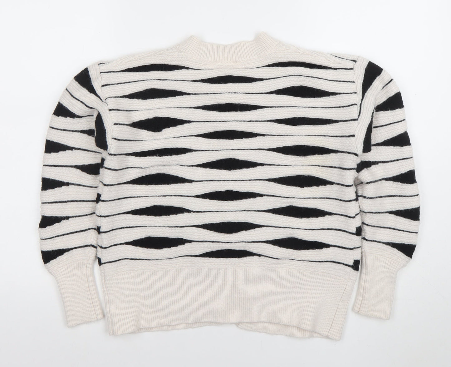 Womens UK Size S Gallery Ivory Cardigan Jumper