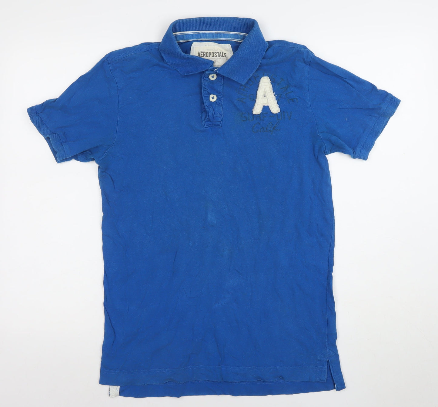 Mens UK Size S Aeropostale Cotton Polo Shirt