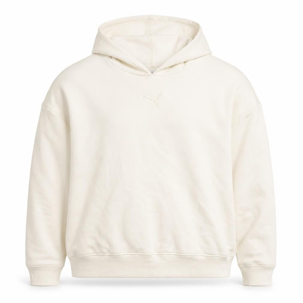 Womens UK Size L PUMA Ivory Pullover Hoodie
