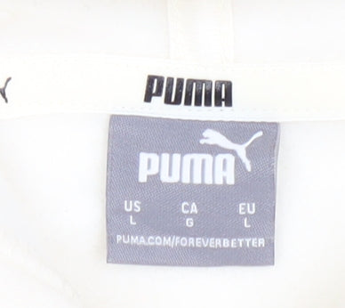 Womens UK Size L PUMA Ivory Pullover Hoodie