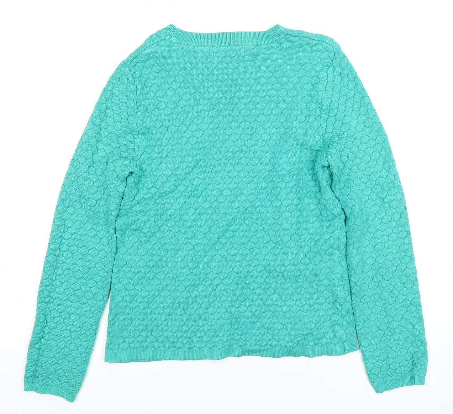 Womens UK Size XS Gallery Green Pullover Jumper