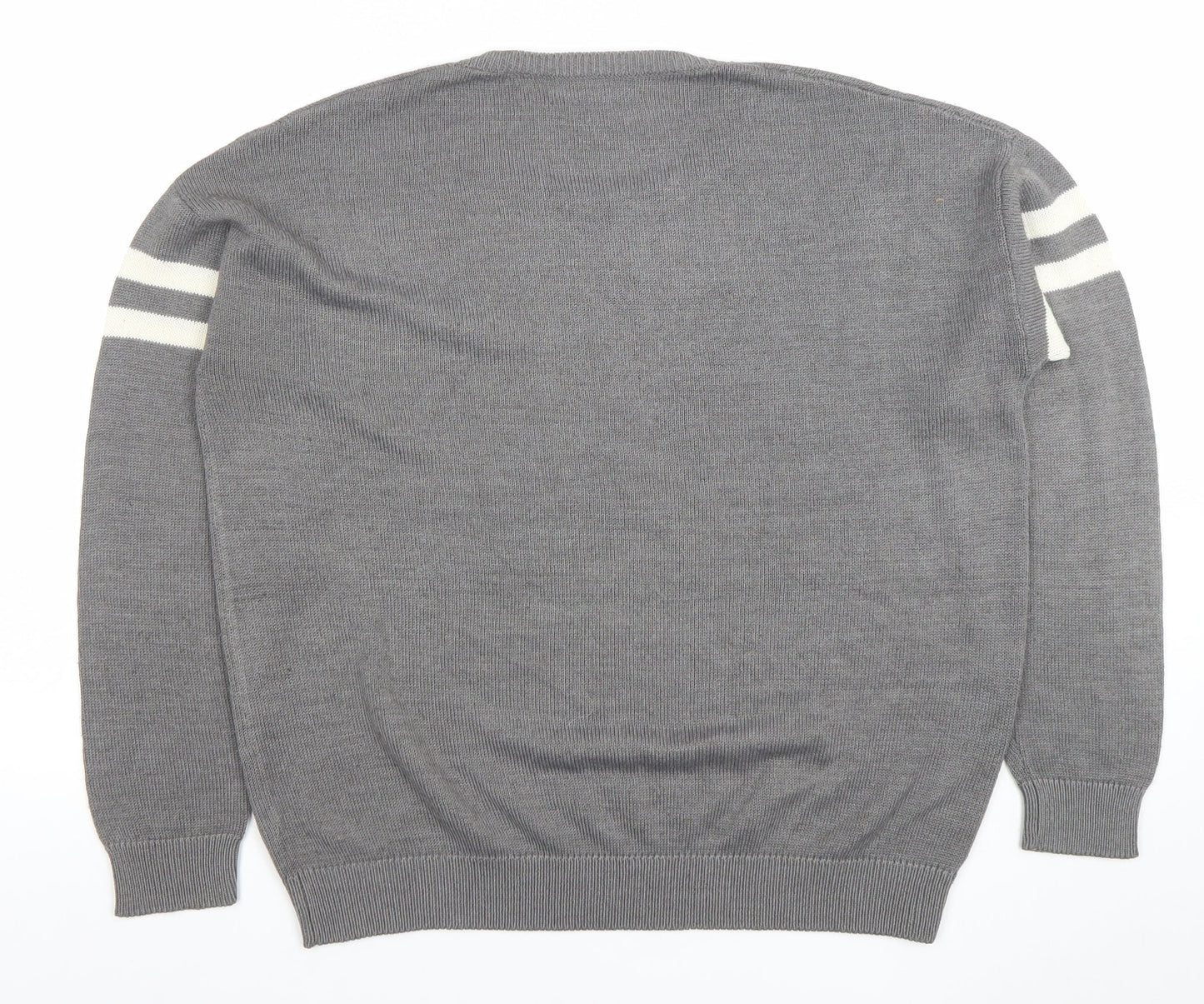 Womens UK Size 12 Pull&Bear Grey Pullover Jumper