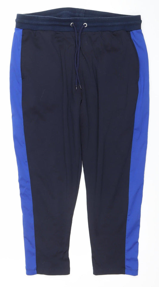 Mens UK Size L ASOS Regular Fit Jogger Black Trousers