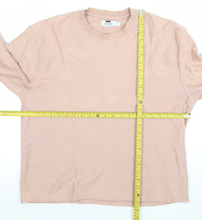 Mens UK Size M Topman Beige Pullover Sweatshirt
