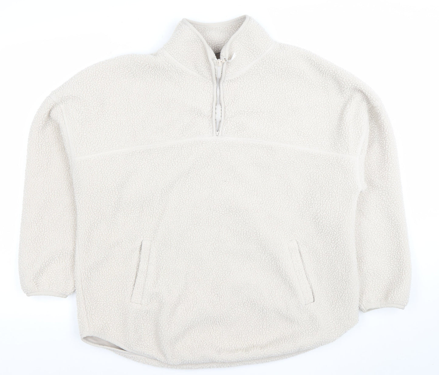 Womens UK Size M Dunnes Stores Beige Pullover Sweatshirt