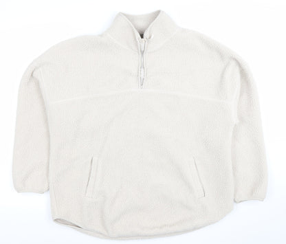 Womens UK Size M Dunnes Stores Beige Pullover Sweatshirt