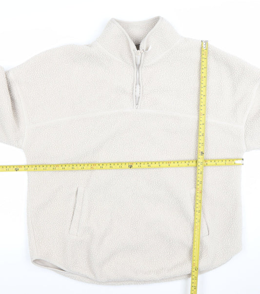 Womens UK Size M Dunnes Stores Beige Pullover Sweatshirt