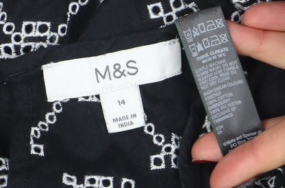Womens UK Size 14 Marks and Spencer A-Line Dress