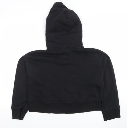 Womens UK Size S Zara Black Pullover Hoodie