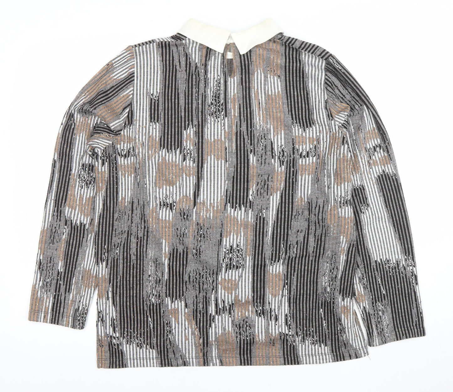 Womens UK Size 16 Sophie B Grey Tunic Blouse