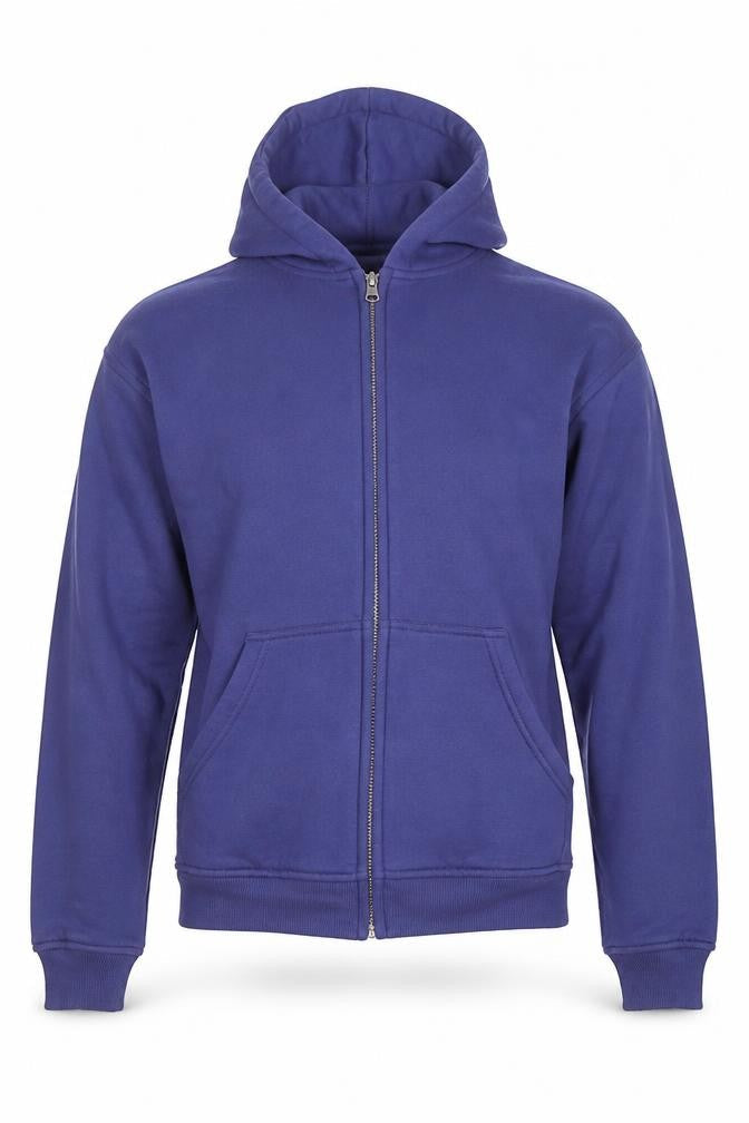 Mens UK Size XS H&M Blue Full Zip Hoodie