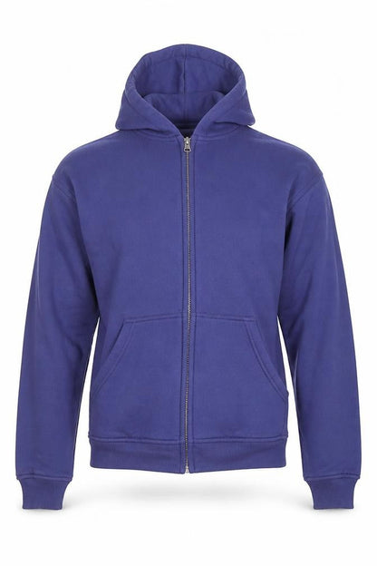 Mens UK Size XS H&M Blue Full Zip Hoodie