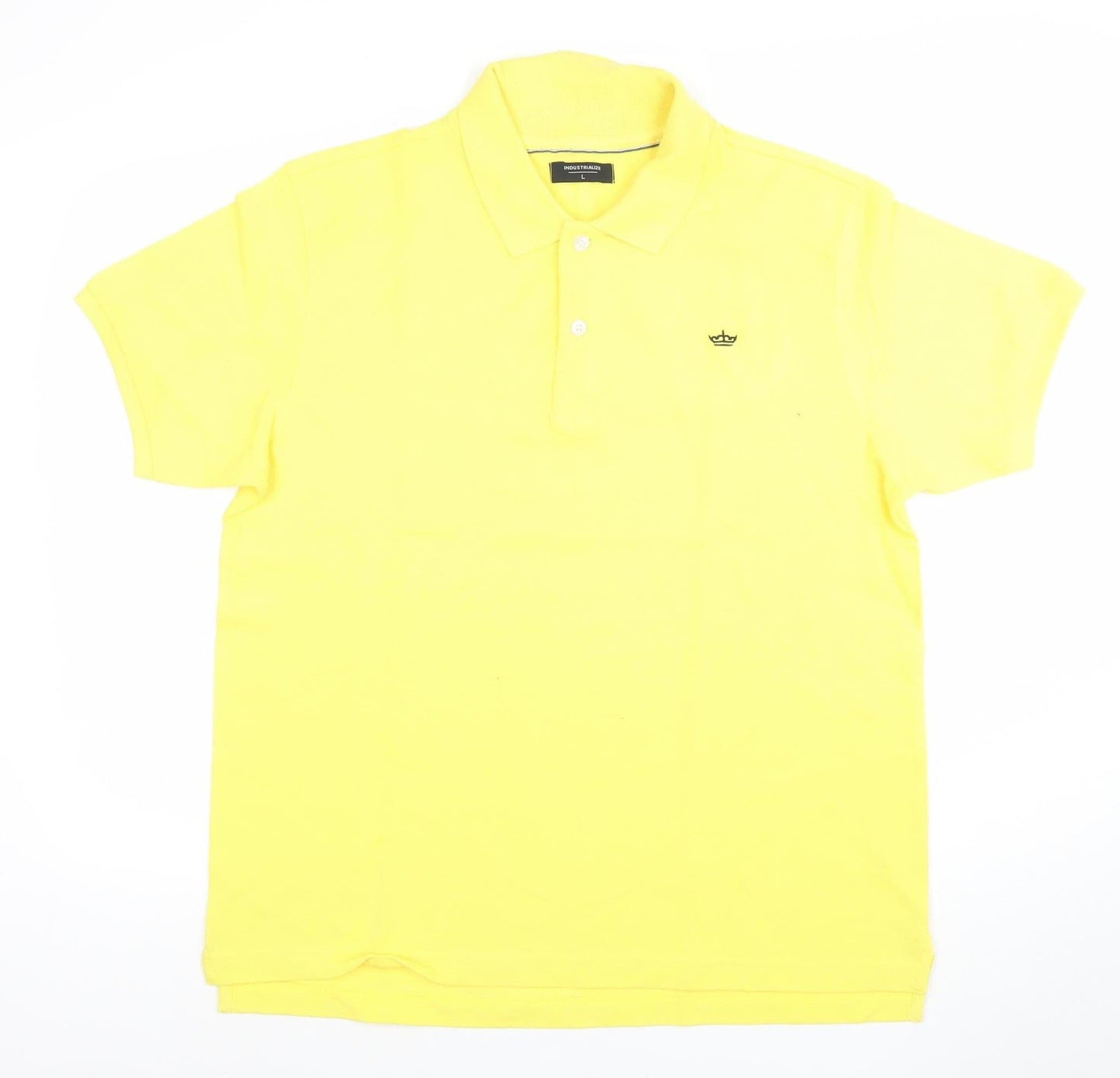 Mens UK Size L Industrialize Cotton Polo Shirt