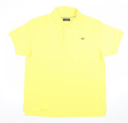 Mens UK Size L Industrialize Cotton Polo Shirt