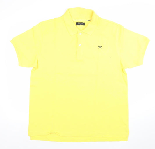 Mens UK Size L Industrialize Cotton Polo Shirt