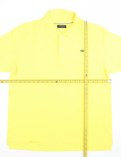 Mens UK Size L Industrialize Cotton Polo Shirt