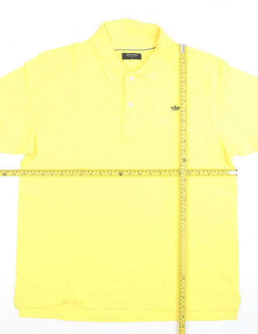 Mens UK Size L Industrialize Cotton Polo Shirt