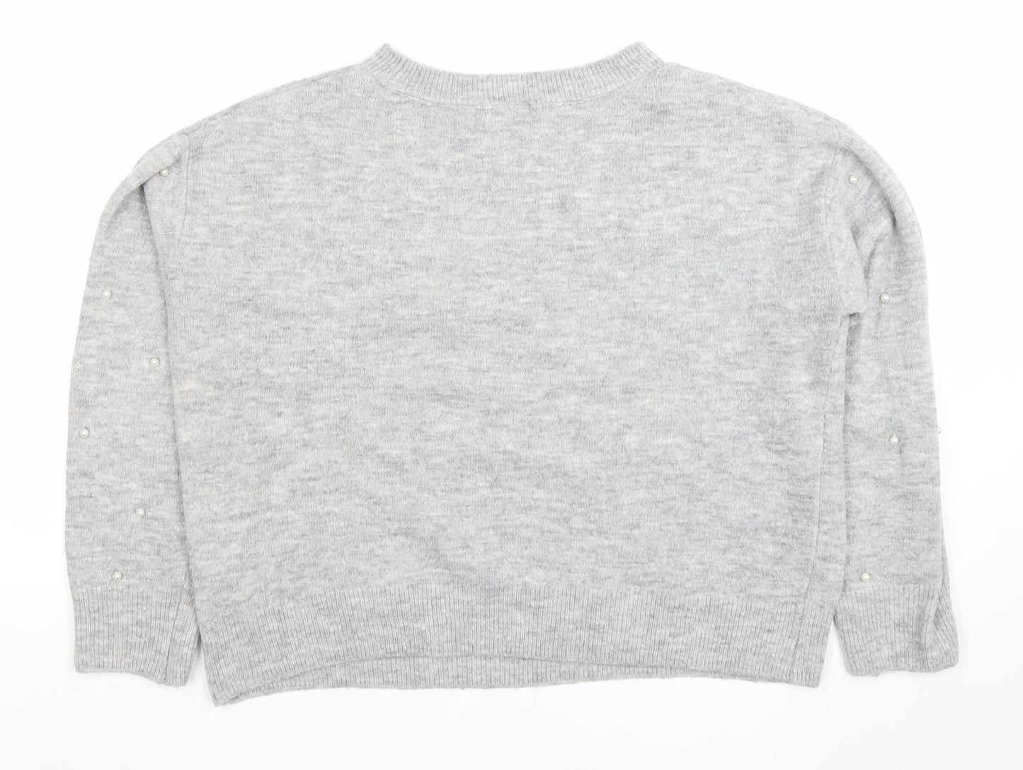 Womens UK Size S H&M Grey Pullover Jumper