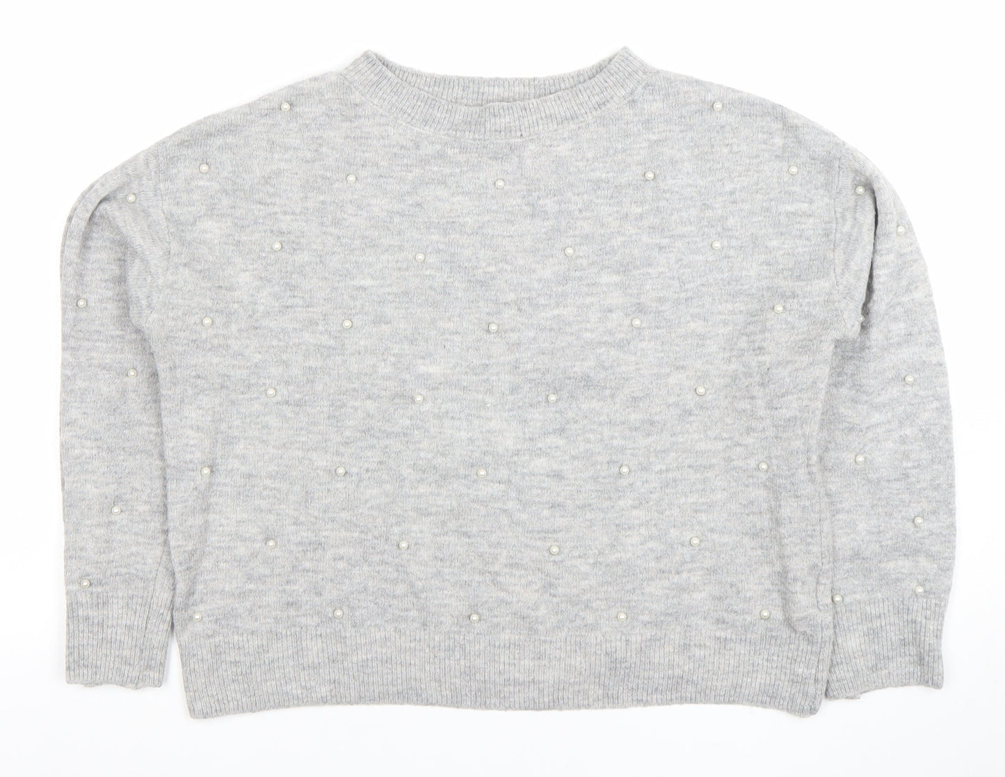 Womens UK Size S H&M Grey Pullover Jumper