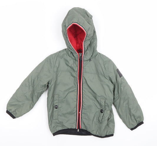 Boys UK Size 18 Months Replay Green Puffer Jacket
