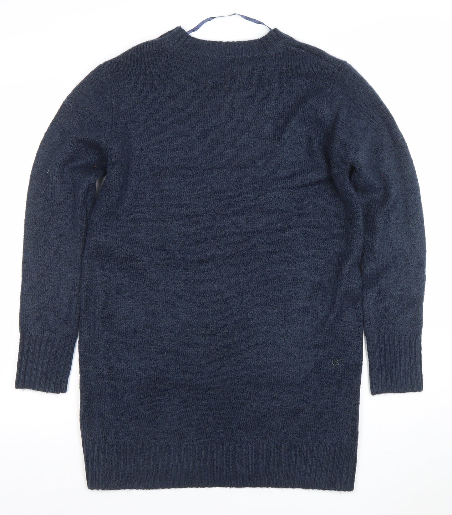 Womens UK Size XS Primark Blue Tunic Jumper