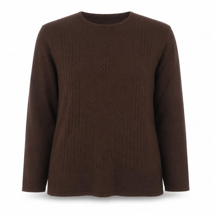Womens UK Size L Ardic Brown Pullover Jumper