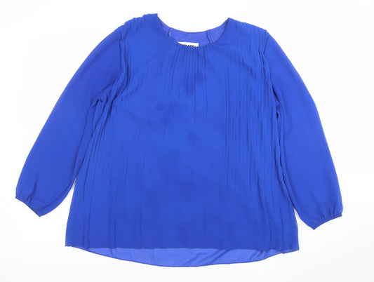 Womens UK Size S Gerard Blue Tunic Blouse