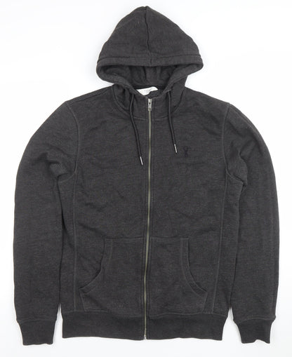 Mens UK Size S NEXT Grey Full Zip Hoodie