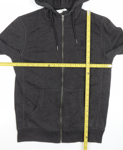 Mens UK Size S NEXT Grey Full Zip Hoodie