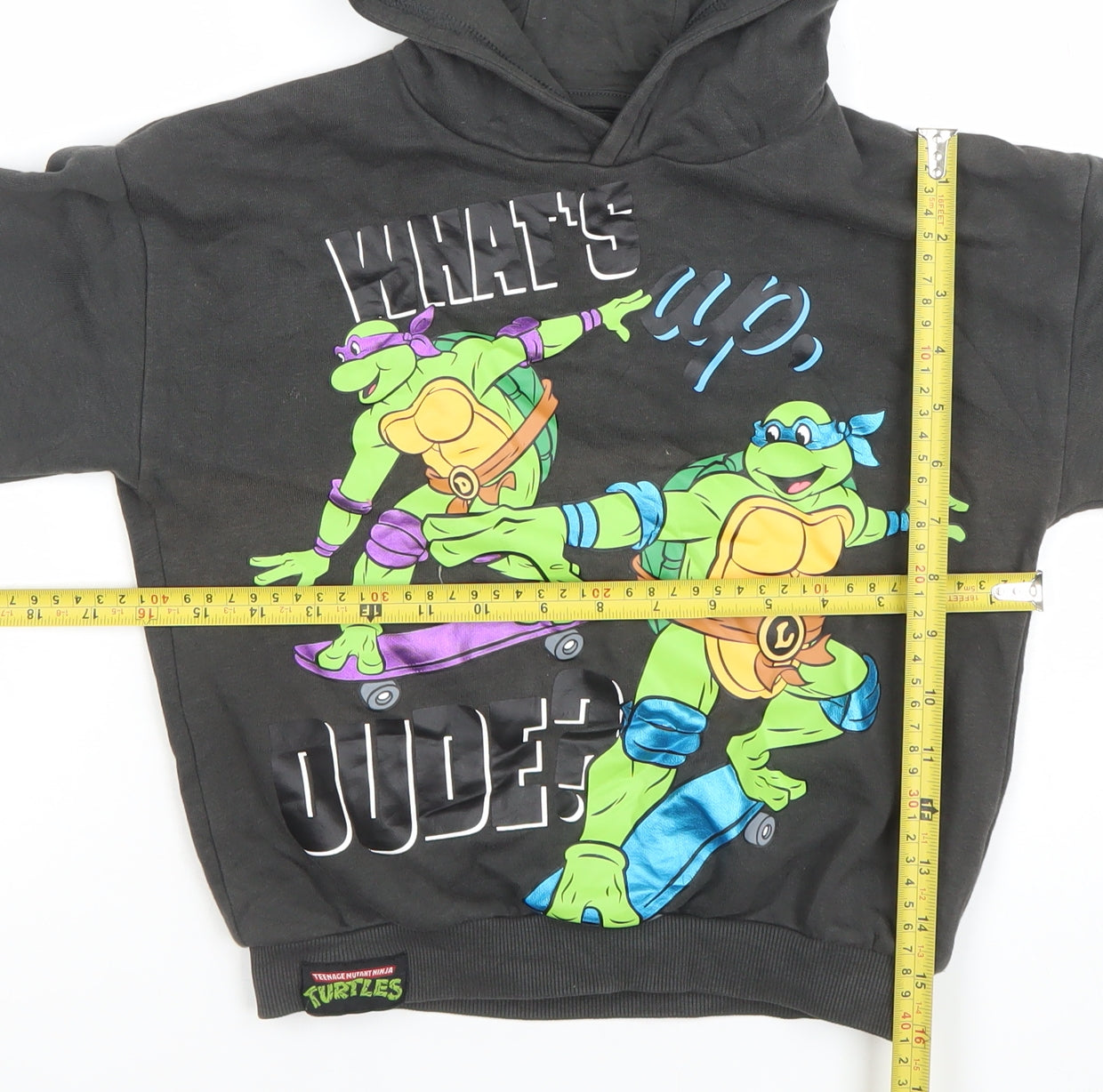 Boys UK Size 5-6 Years Nickelodeon Black Pullover Hoodie